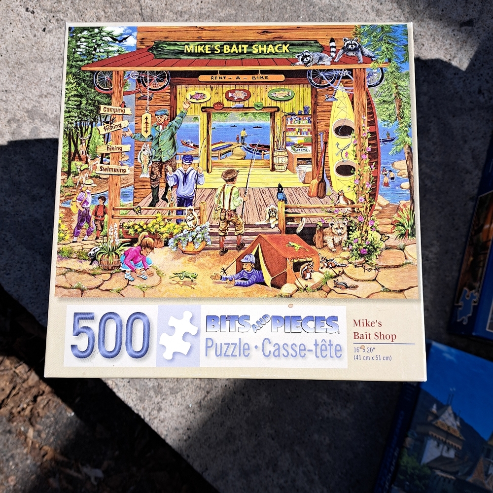 Colorful Cartoon Jigsaw Puzzle with Game-Themed Design